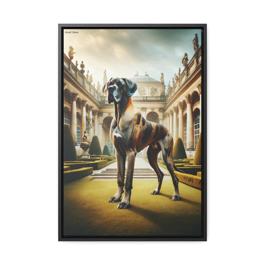 Majestic Great Dane - A Unique Canvas by Arturo Digavi