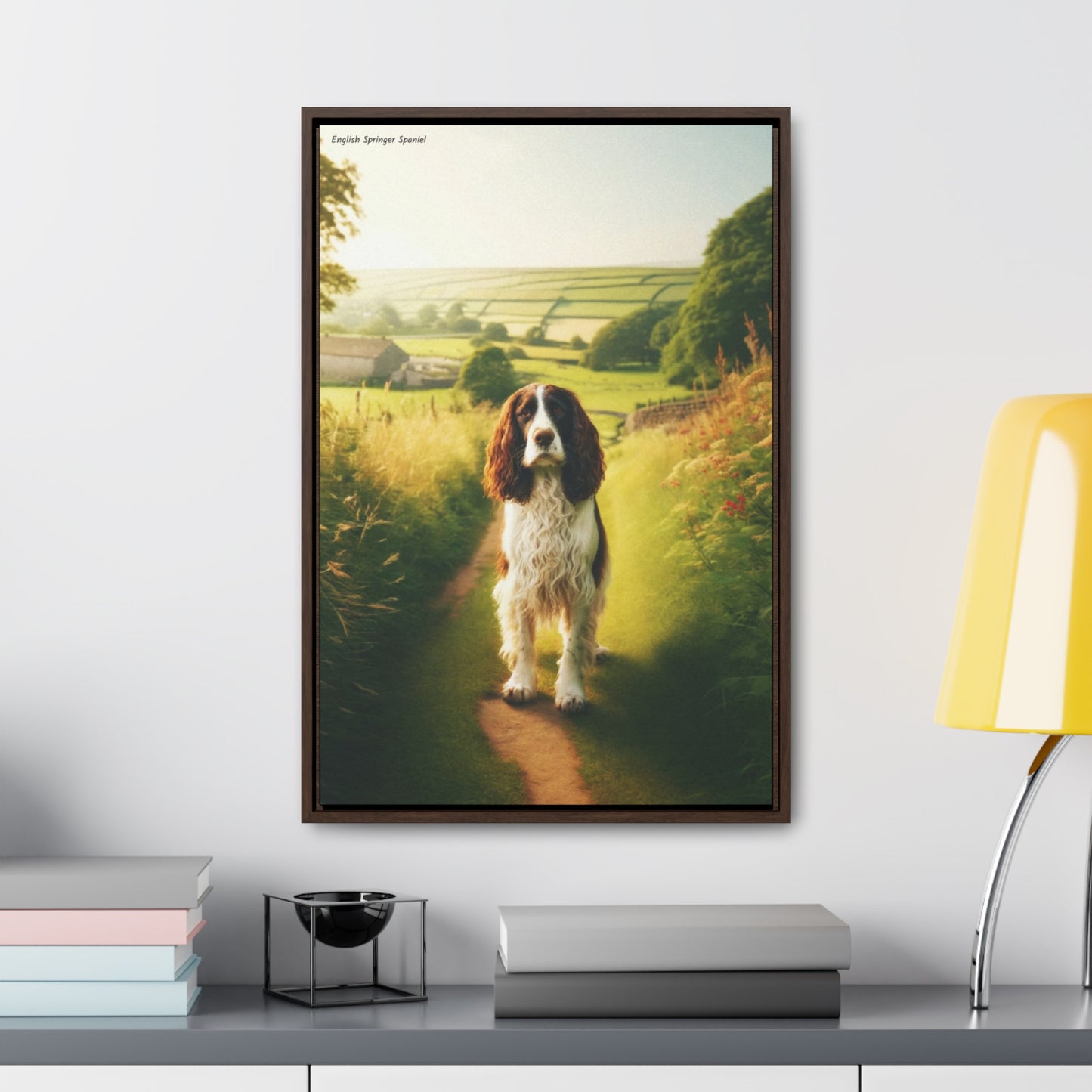 English Springer Spaniel in Motion - Digital Art by Arturo Digavi