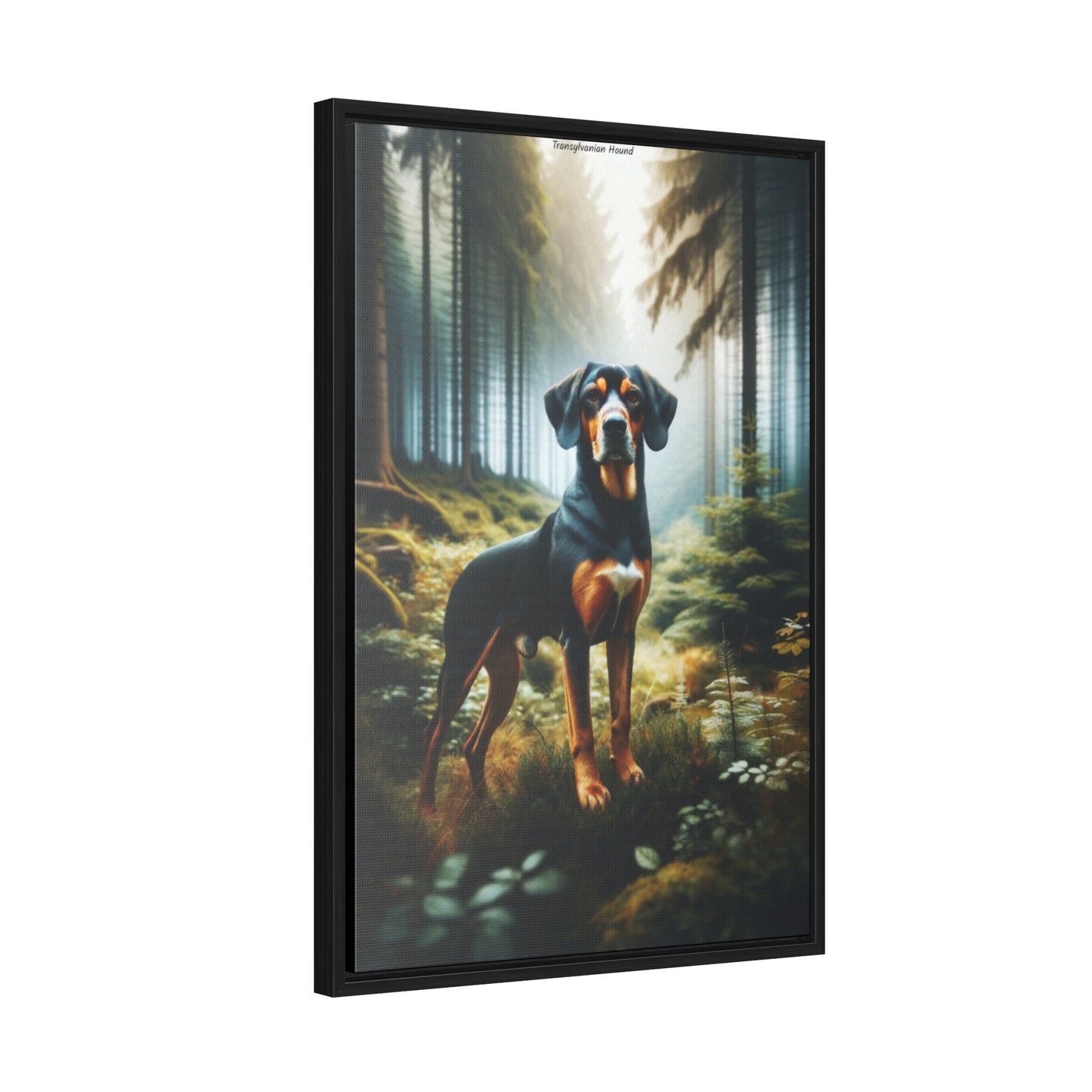 Elegant Transylvanian Hound: A Unique Canvas by Arturo Digavi