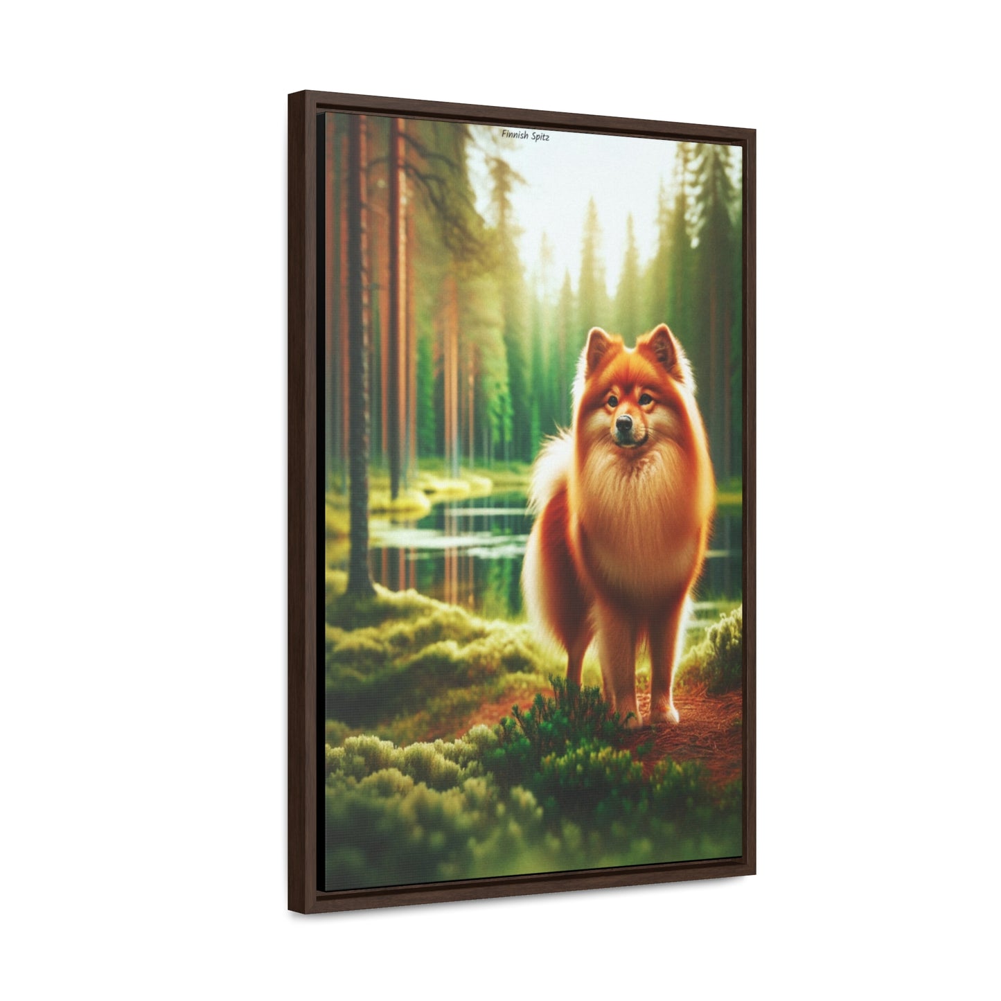 Elegant Finnish Spitz - Digital Art by Arturo Digavi