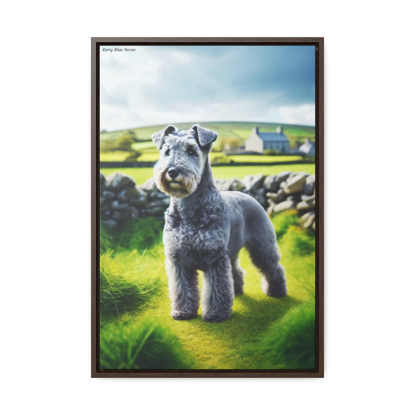 Kerry Blue Terrier: Elegance in Motion by Arturo Digavi