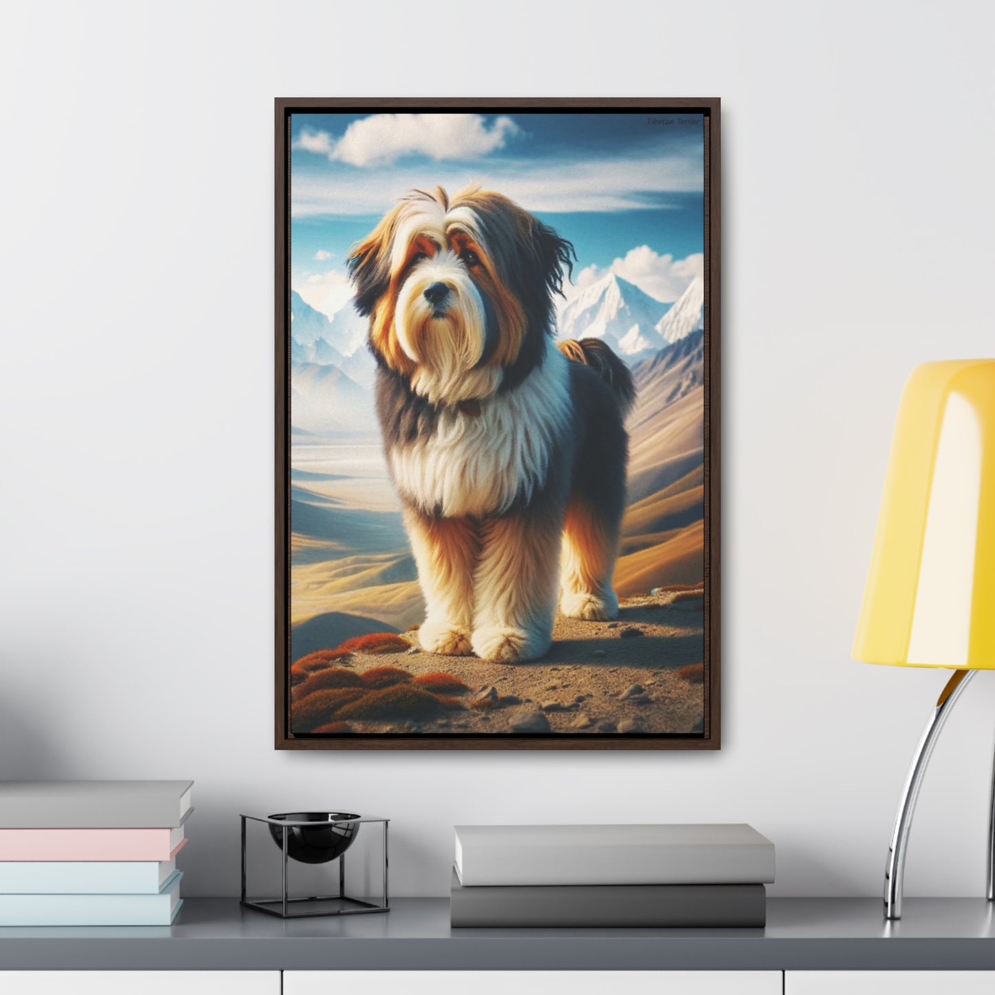 Delightful Tibetan Terrier: A Unique Canvas by Arturo Digavi