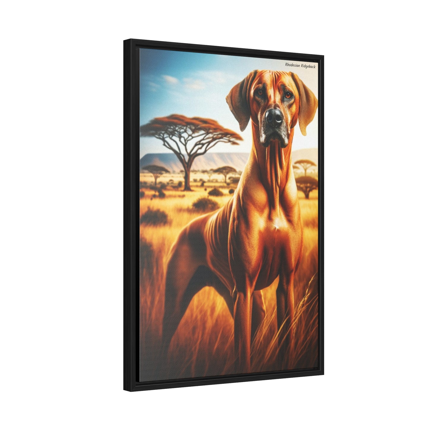 Majestic Rhodesian Ridgeback: A Stunning Digital Masterpiece