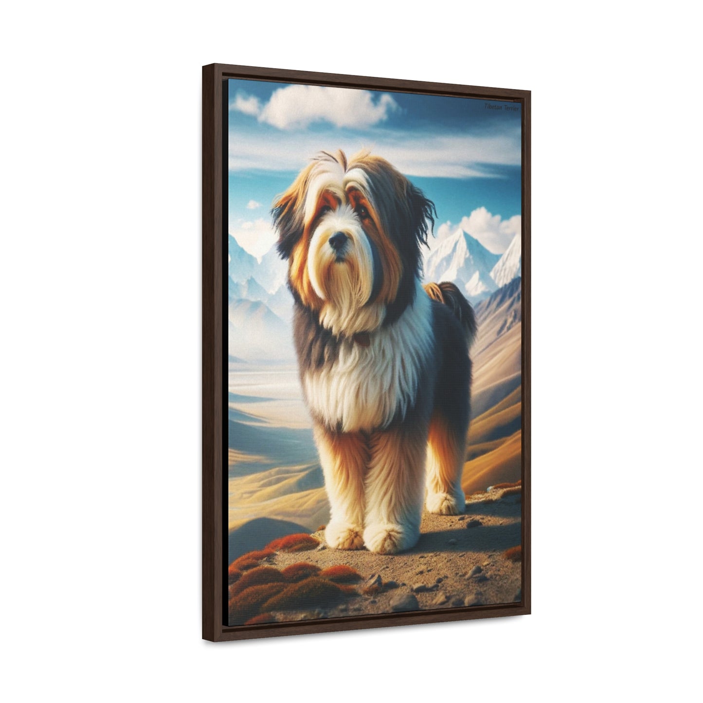 Delightful Tibetan Terrier: A Unique Canvas by Arturo Digavi