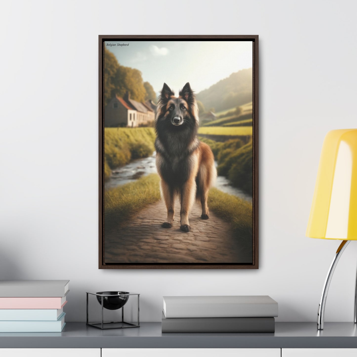 Majestic Belgian Shepherd: A Stunning Canine Portrait