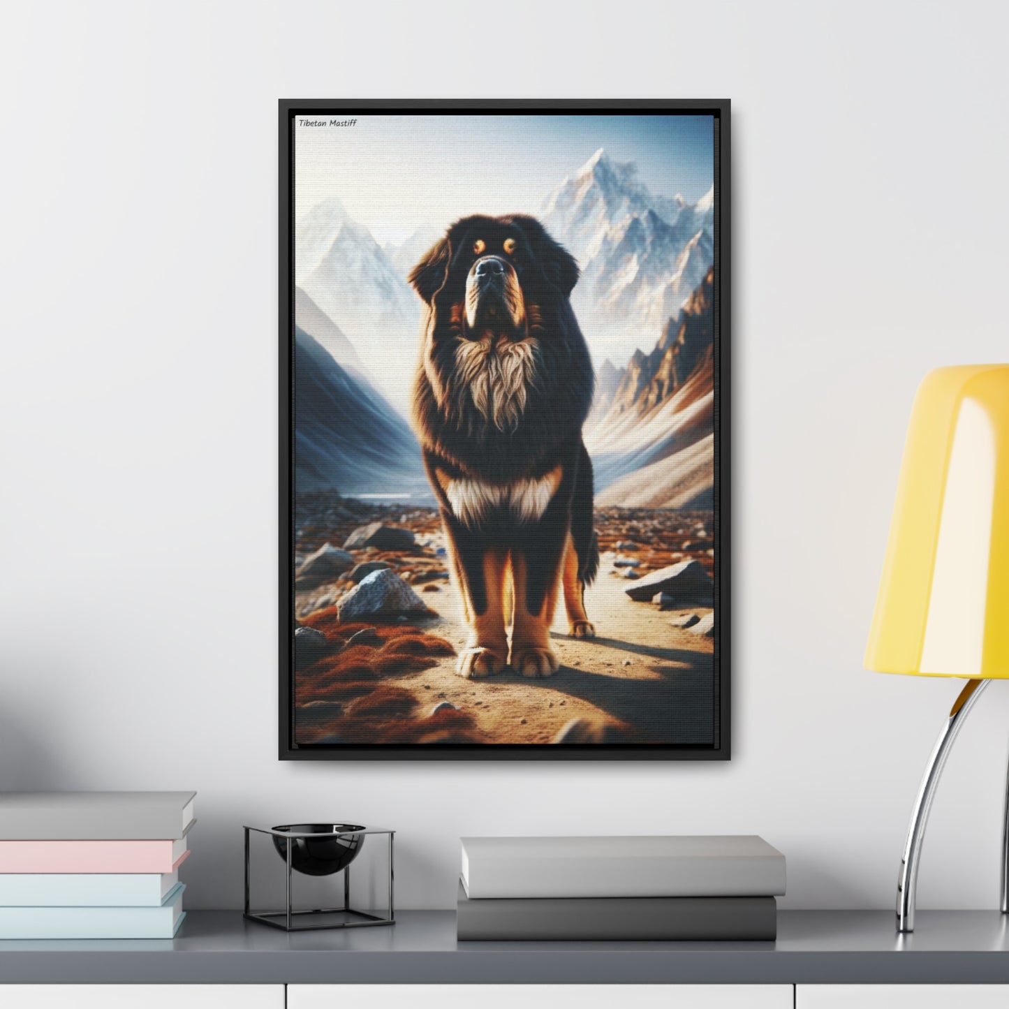 Majestic Tibetan Mastiff: A Stunning Canvas by Arturo Digavi