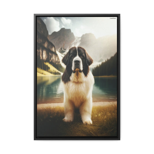 Majestic Landseer: A Digital Canine Masterpiece by Arturo Digavi