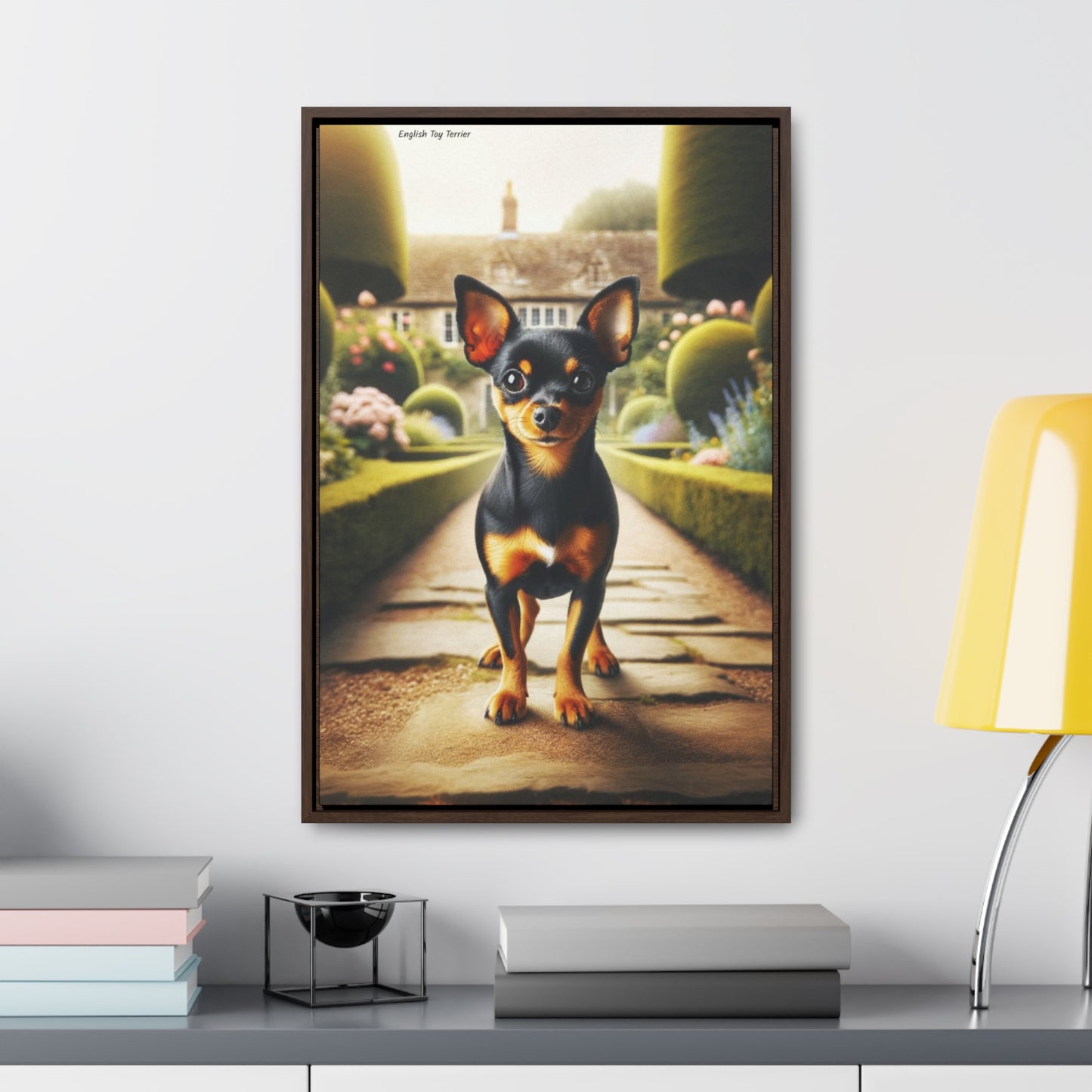 Graceful English Toy Terrier - Digital Masterpiece by Arturo Digavi