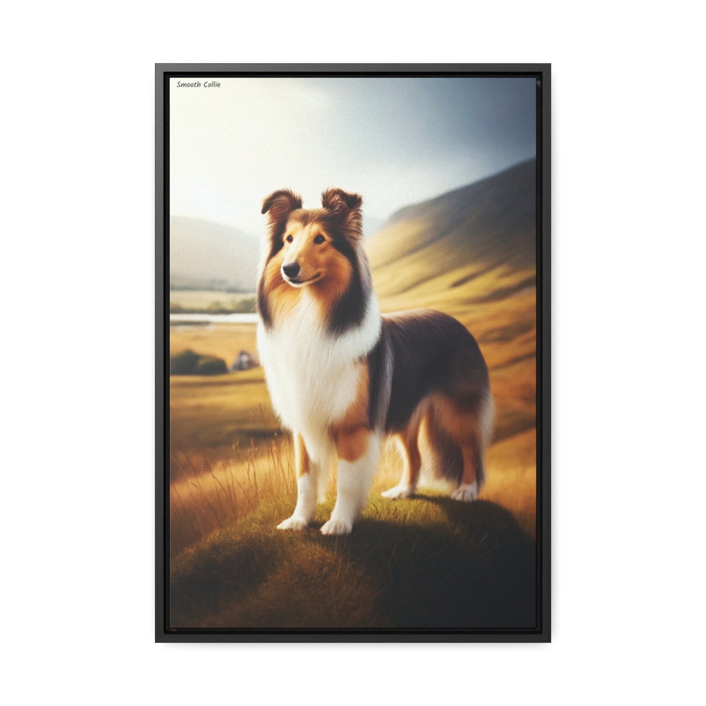 Smooth Collie: A Digital Masterpiece by Arturo Digavi