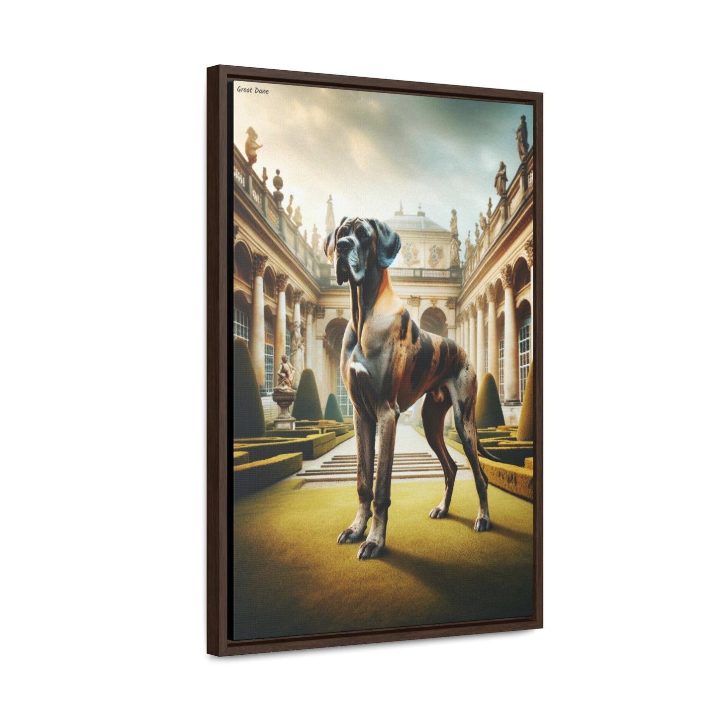 Majestic Great Dane - A Unique Canvas by Arturo Digavi