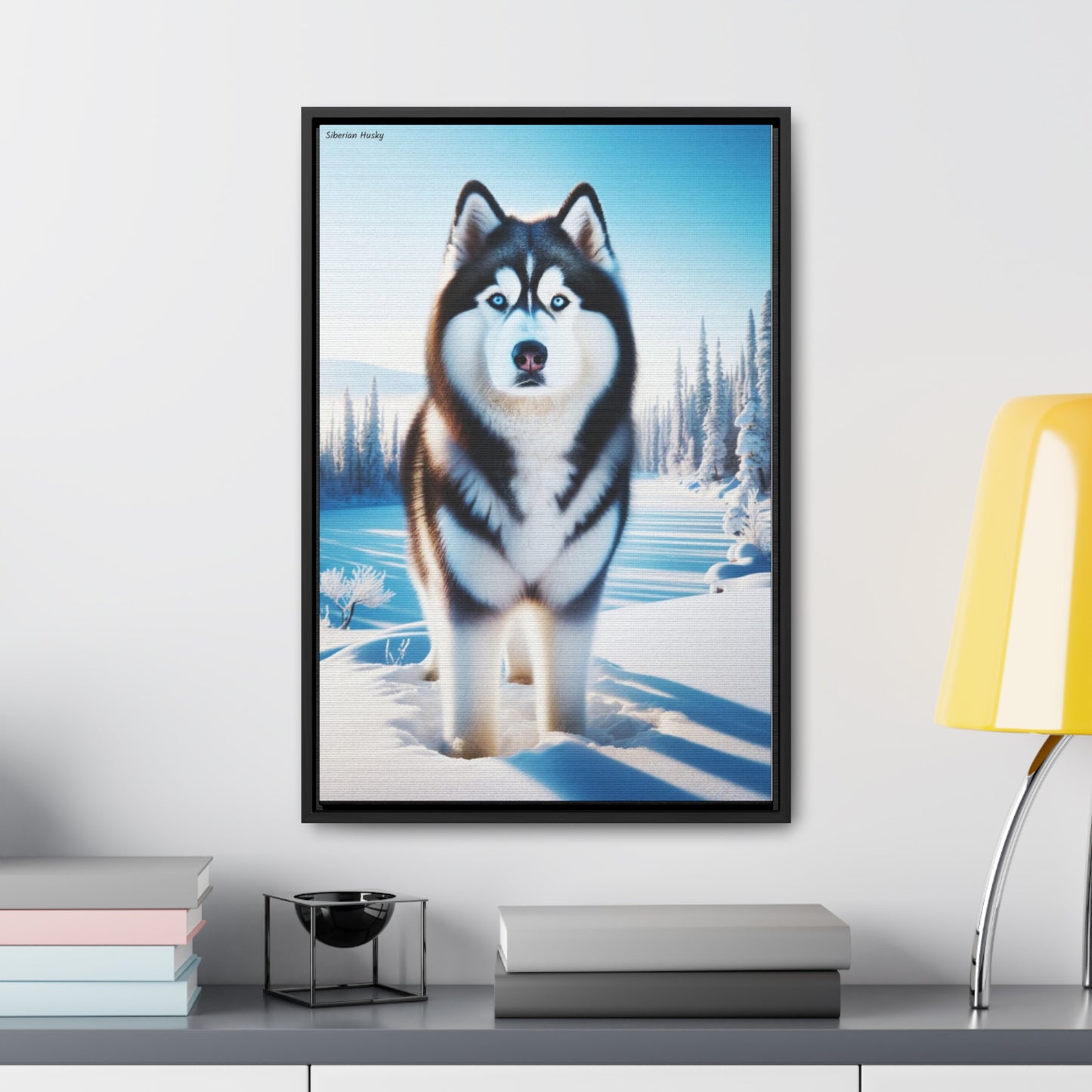 Majestic Siberian Husky: A Unique Digital Artwork by Arturo Digavi