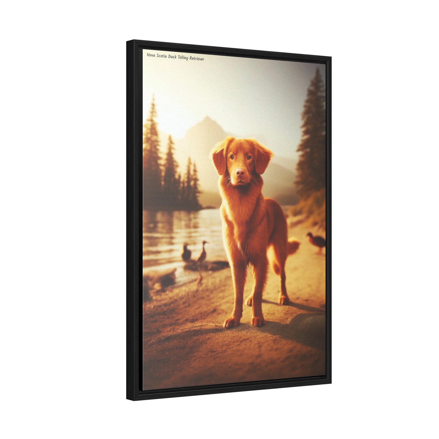 Playful Spirit of the Nova Scotia Duck Tolling Retriever: A Digital Masterpiece by Arturo Digavi