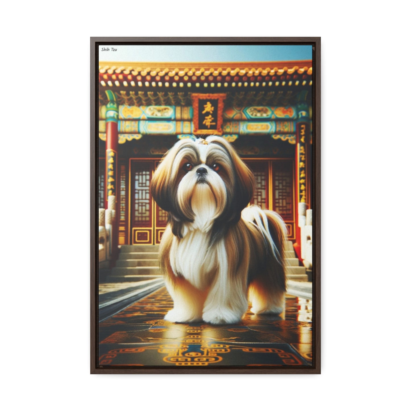 Delightful Shih Tzu: A Unique Digital Artwork by Arturo Digavi