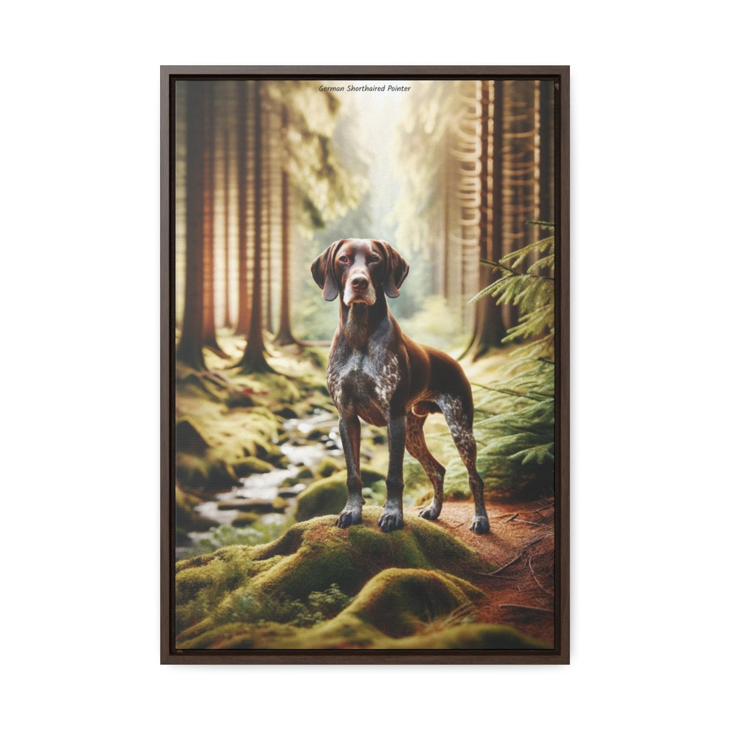 Dynamic German Shorthaired Pointer - An Artistic Masterpiece by Arturo Digavi