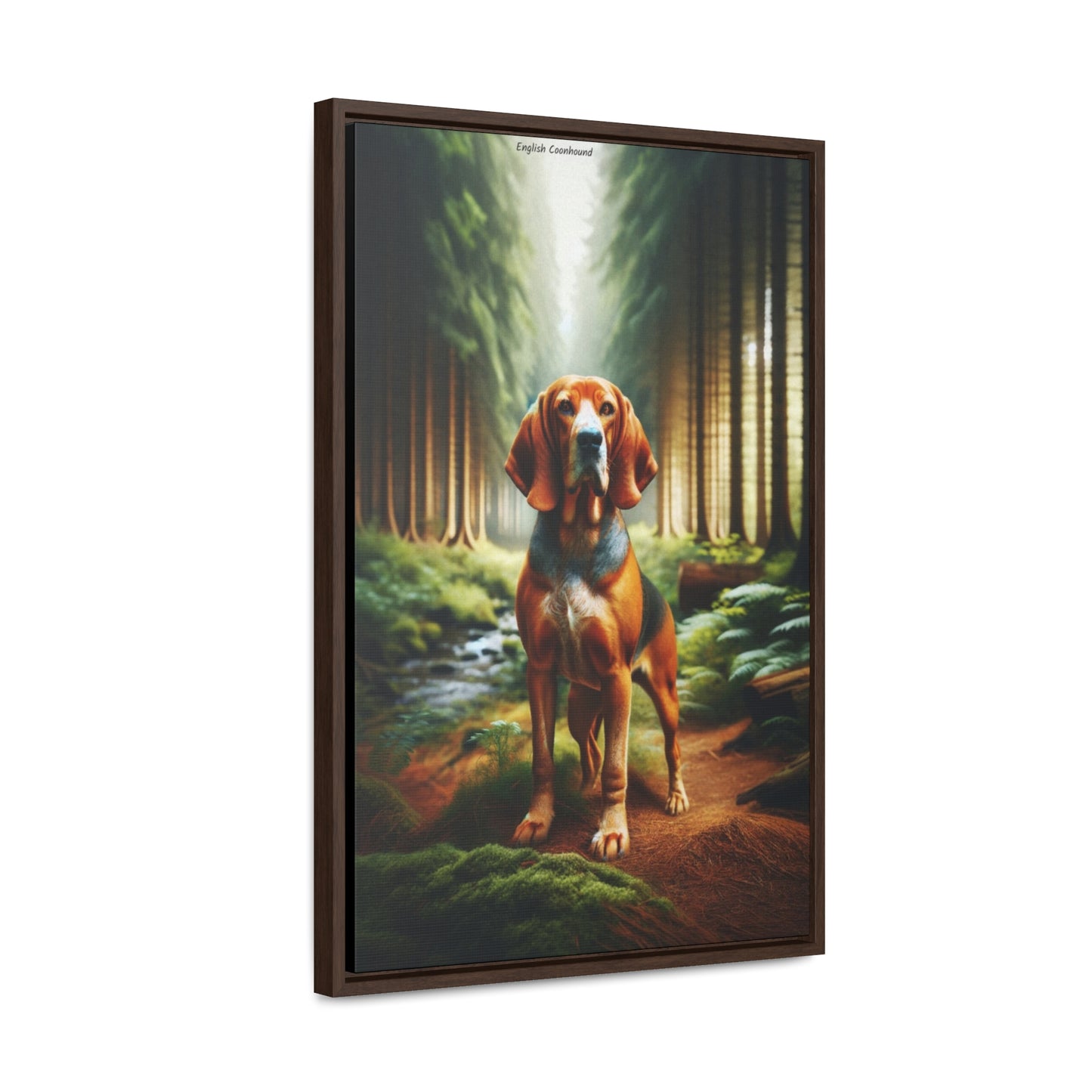 Charming English Coonhound - Digital Artwork by Arturo Digavi