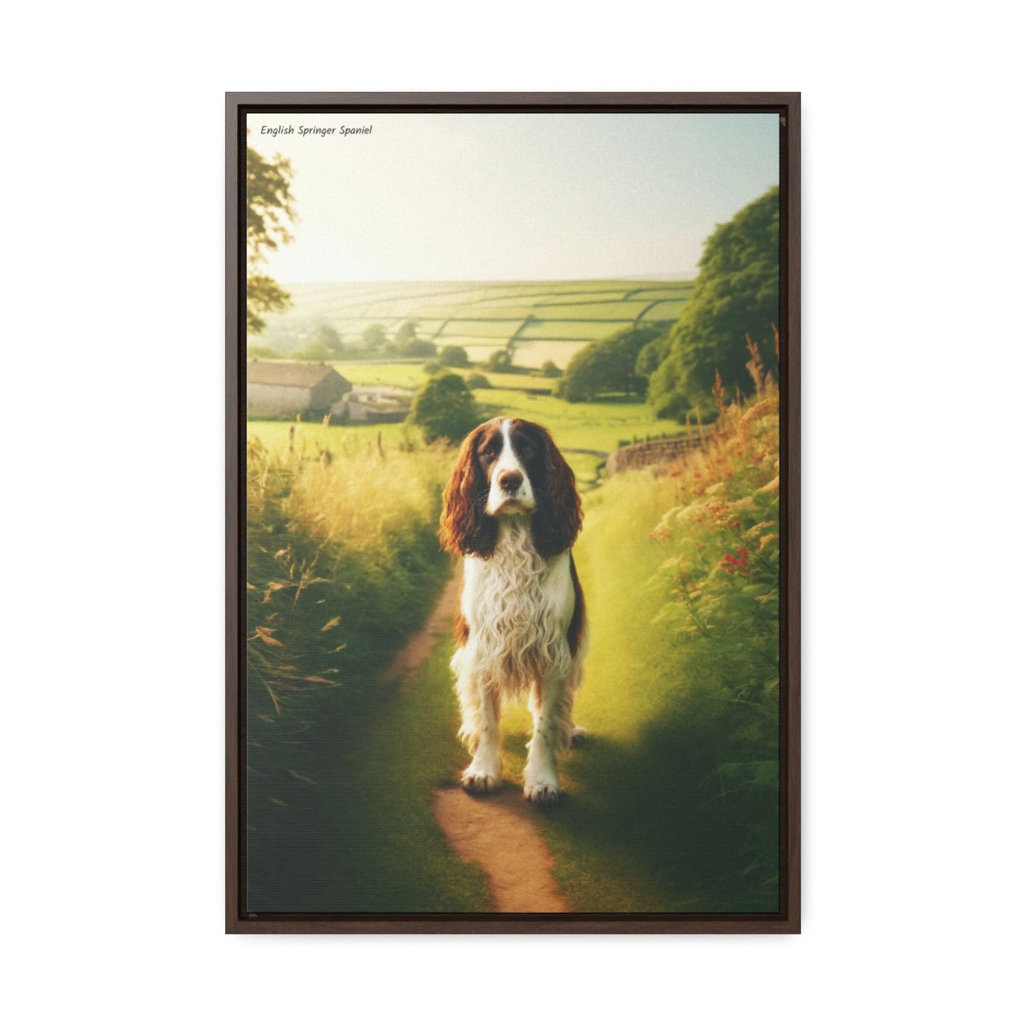 English Springer Spaniel in Motion - Digital Art by Arturo Digavi