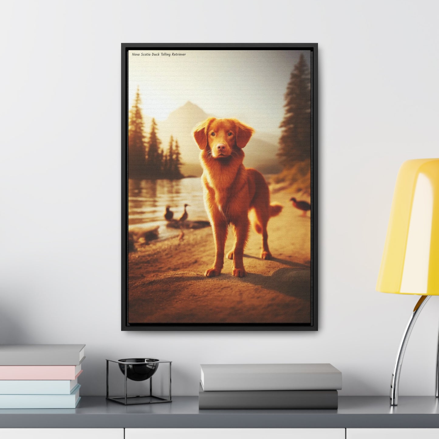 Playful Spirit of the Nova Scotia Duck Tolling Retriever: A Digital Masterpiece by Arturo Digavi