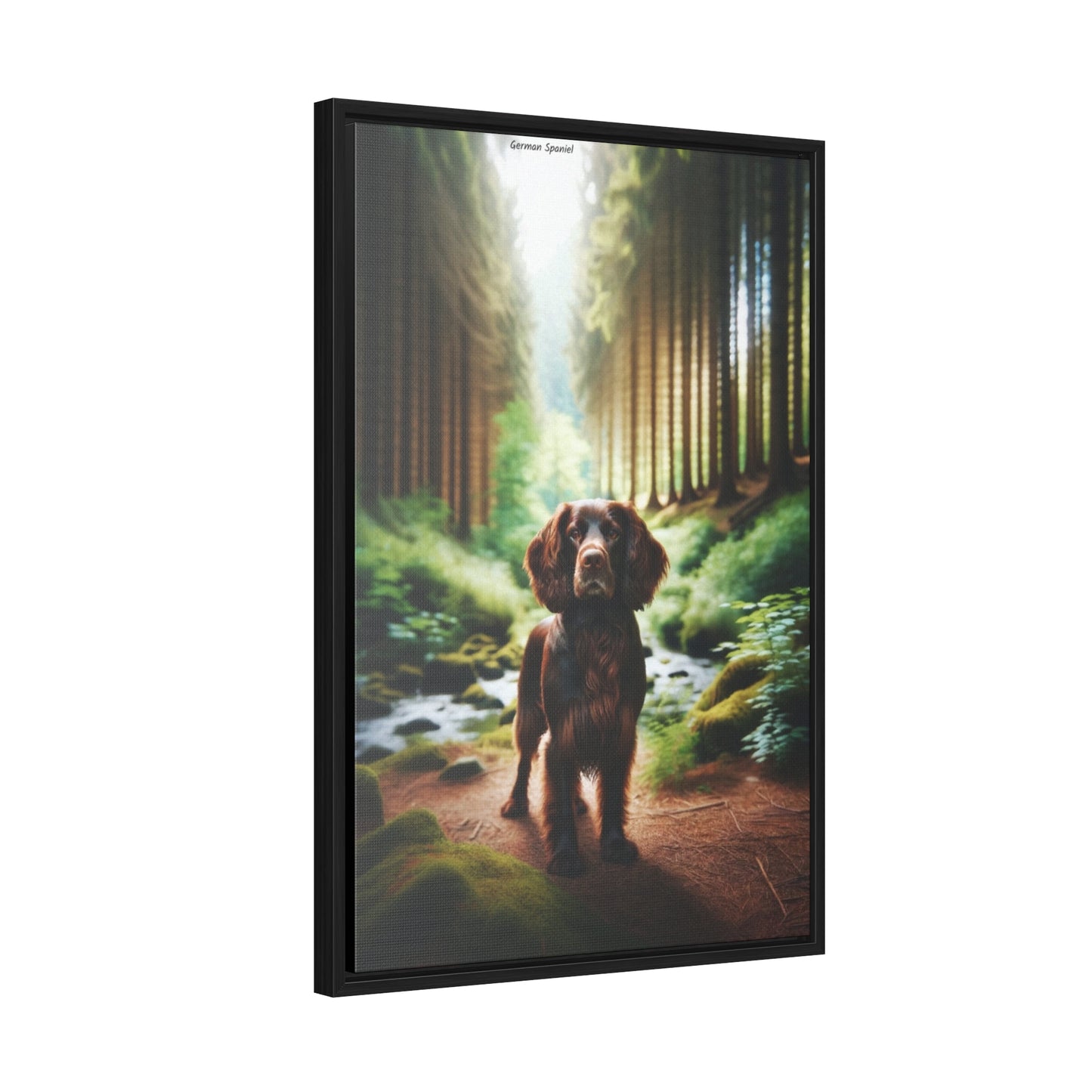 Charming German Spaniel - A Stunning Artwork by Arturo Digavi