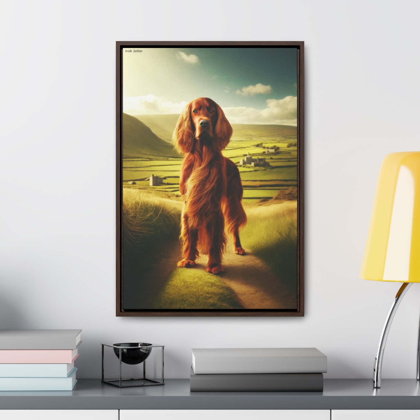 Elegance in Motion: Irish Setter by Arturo Digavi