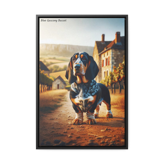 Blue Gascony Basset: Elegance and Tradition in Every Stroke