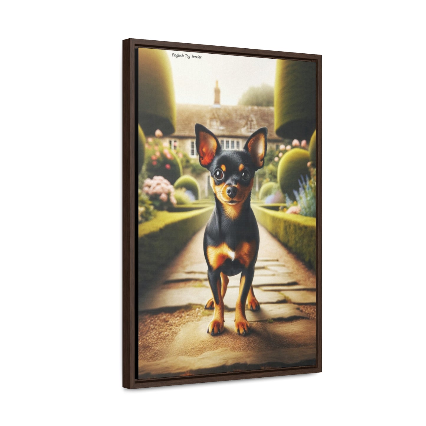 Graceful English Toy Terrier - Digital Masterpiece by Arturo Digavi