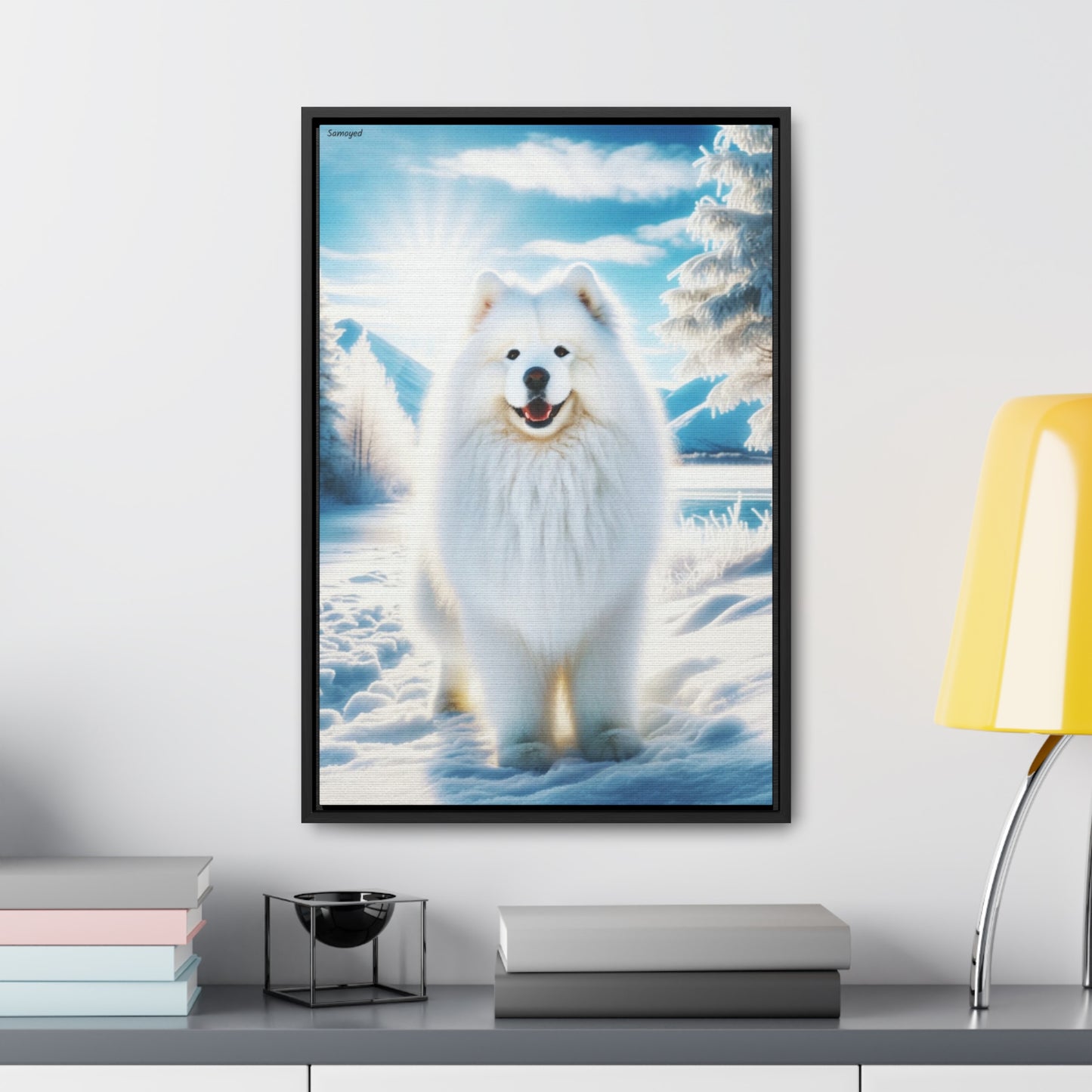 Samoyed Bliss: A Captivating Portrait