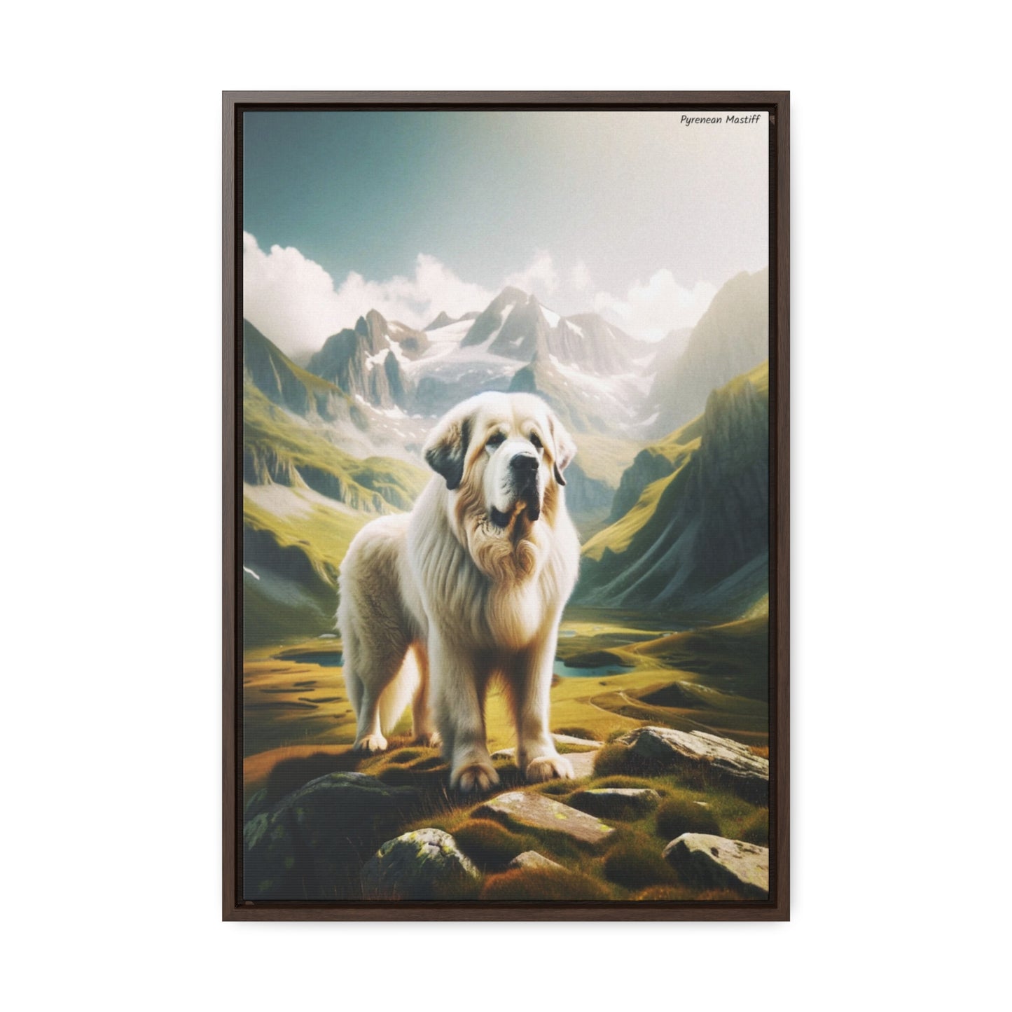 Majestic Pyrenean Mastiff: A Unique Canine Canvas