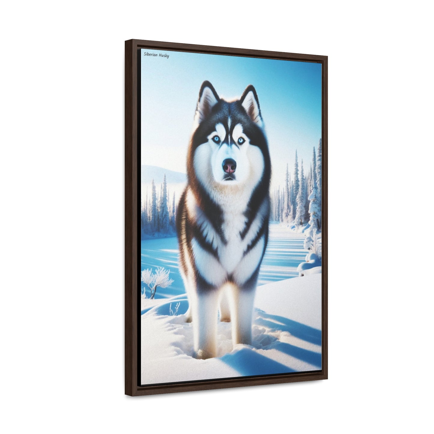 Majestic Siberian Husky: A Unique Digital Artwork by Arturo Digavi