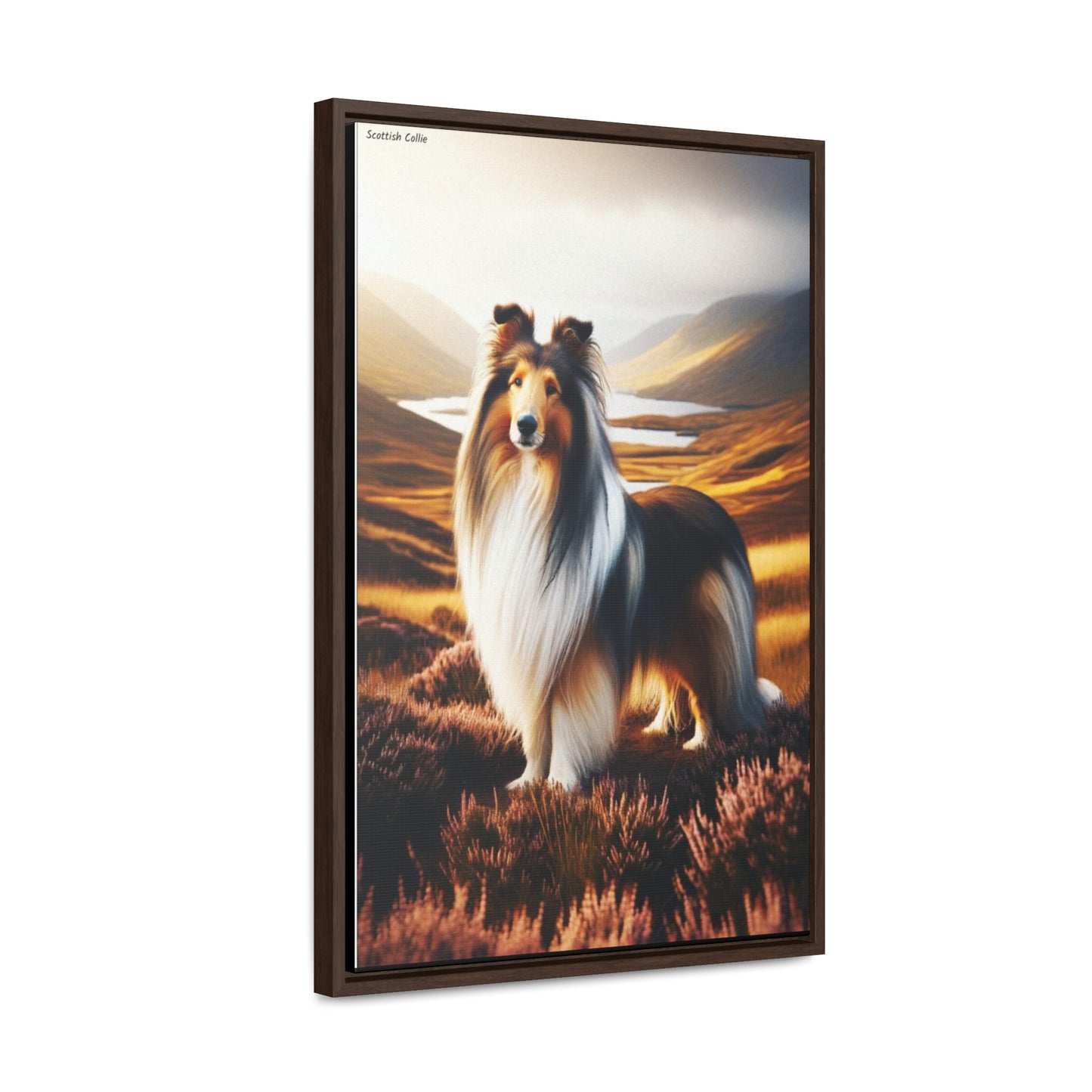 Majestic Scottish Collie: A Digital Masterpiece by Arturo Digavi