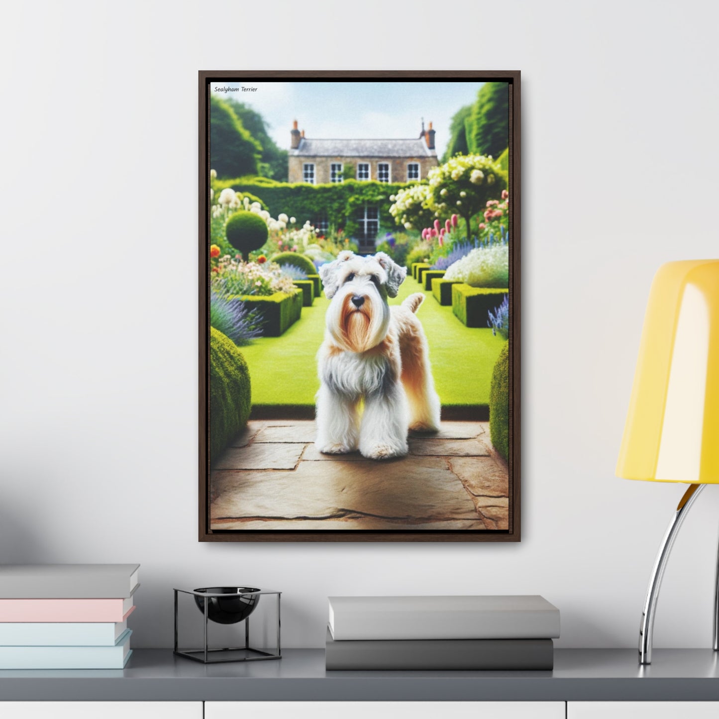 Charming Sealyham Terrier: A Digital Art Piece by Arturo Digavi