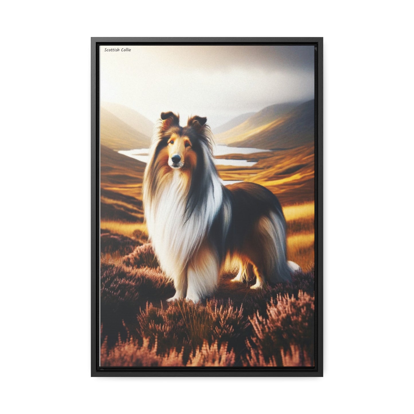 Majestic Scottish Collie: A Digital Masterpiece by Arturo Digavi