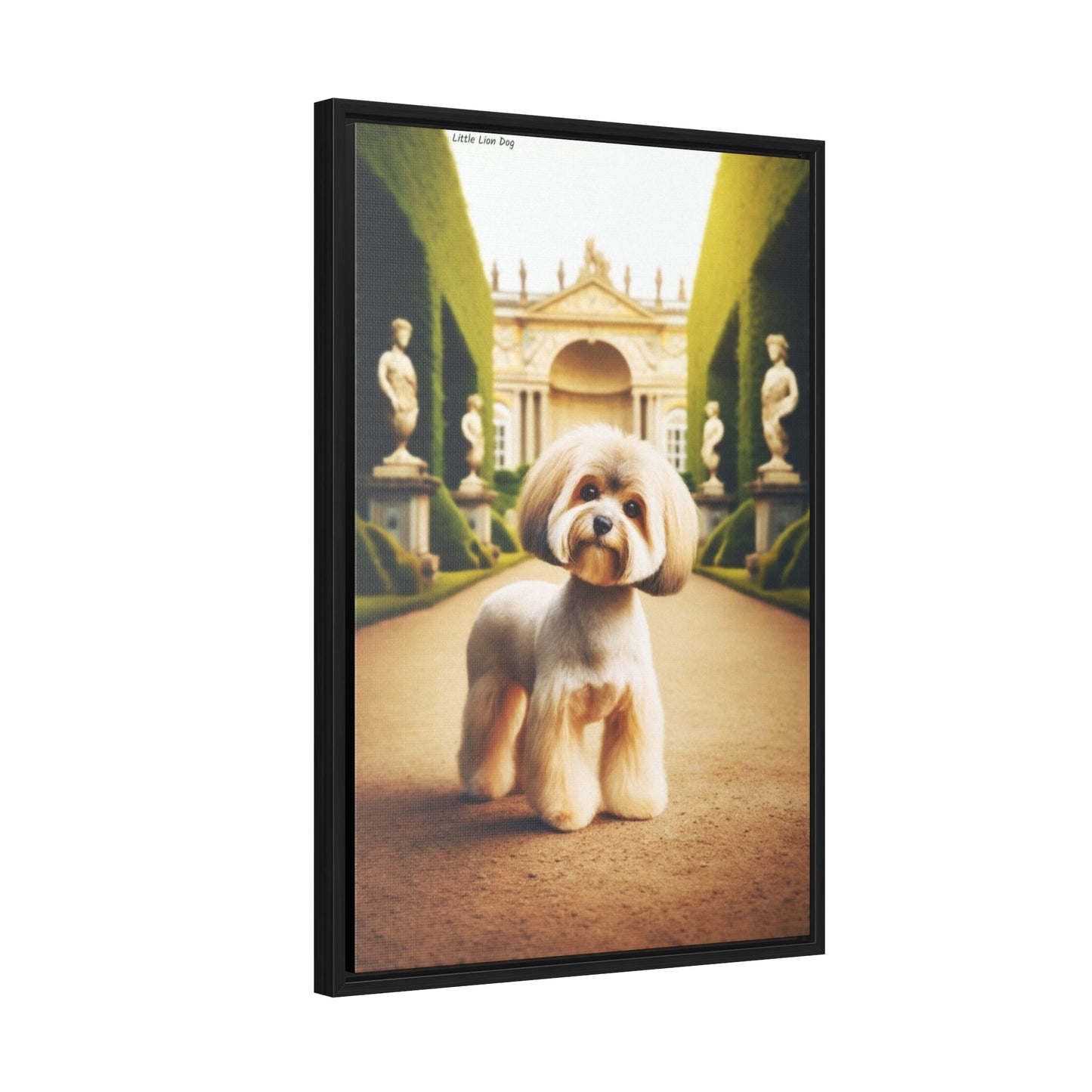 Majestic Little Lion Dog: A Captivating Canvas by Arturo Digavi