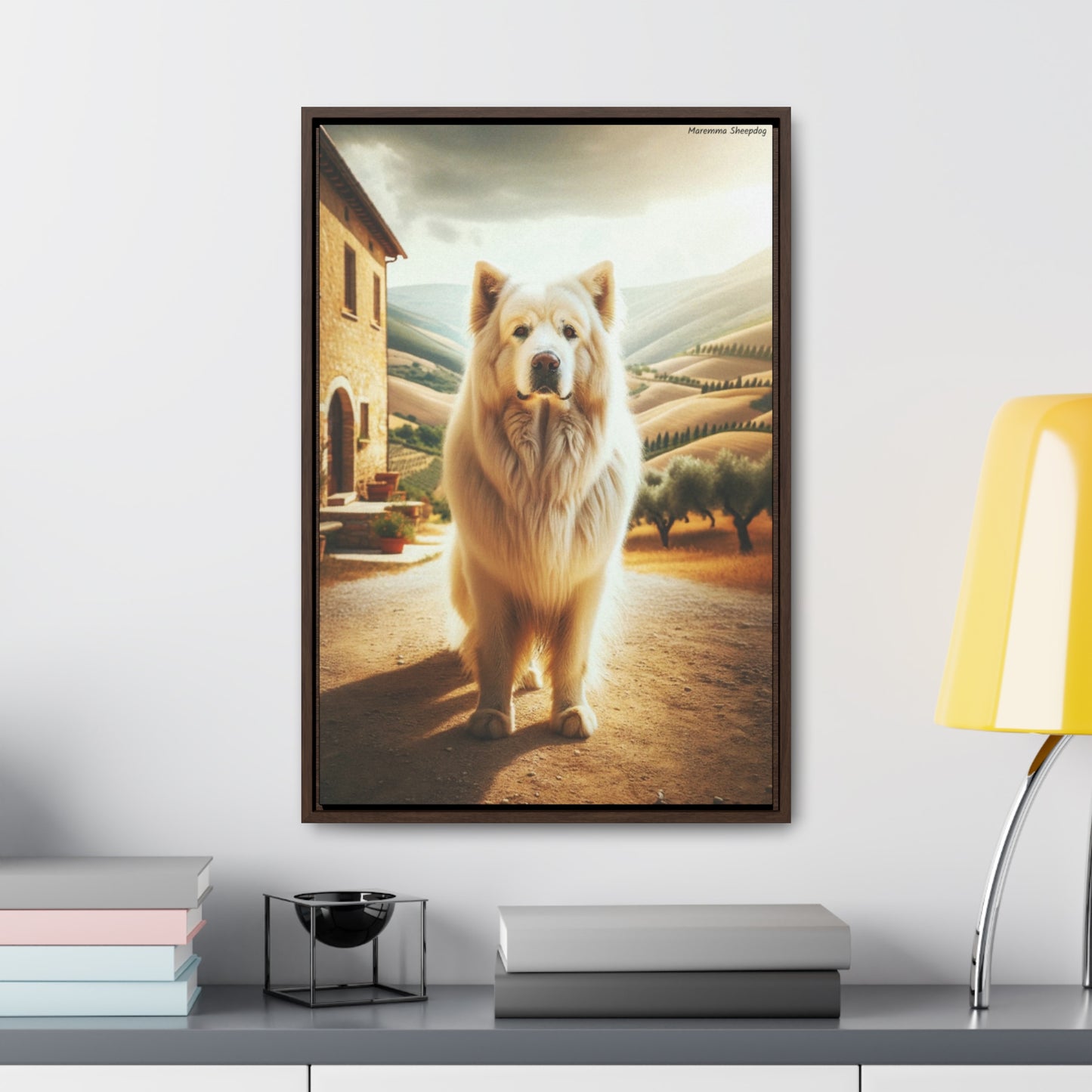 Guardian of the Flock: Maremma Sheepdog Portrait by Arturo Digavi