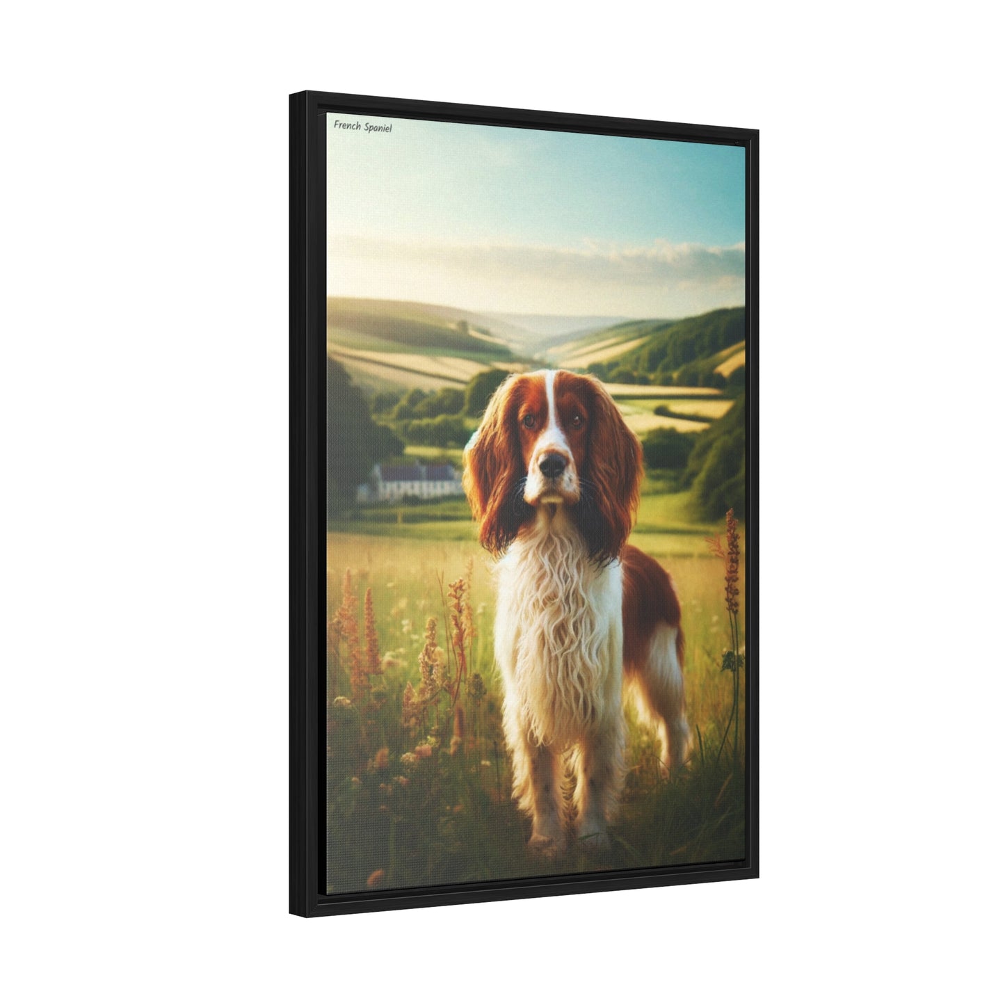 Elegant French Spaniel - A Stunning Canvas by Arturo Digavi