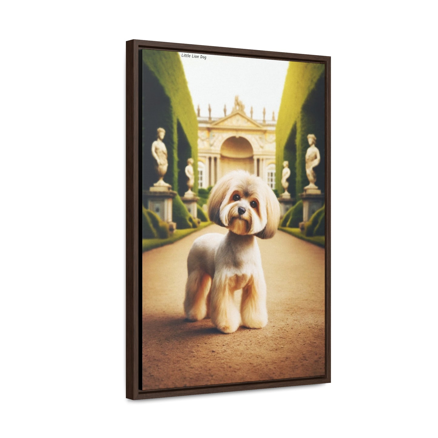 Majestic Little Lion Dog: A Captivating Canvas by Arturo Digavi