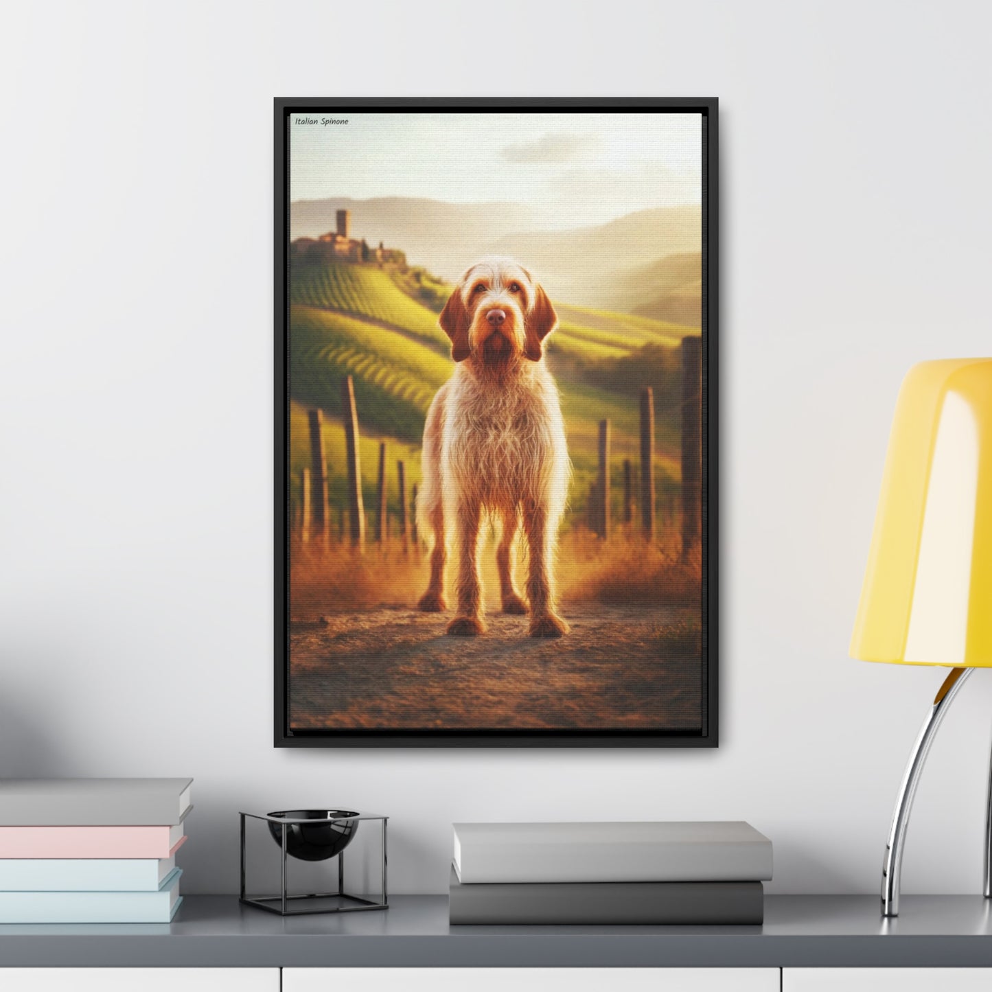 Rustic Charm: Italian Spinone by Arturo Digavi