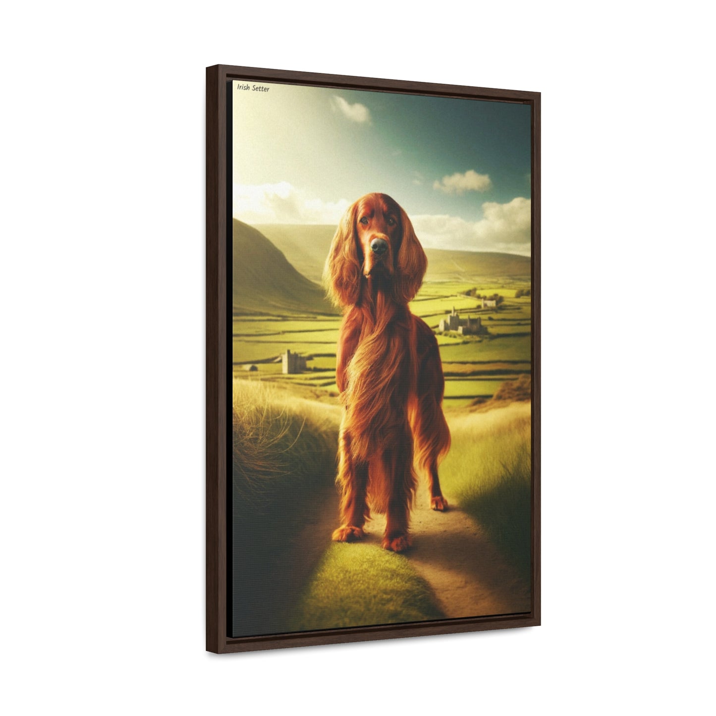 Elegance in Motion: Irish Setter by Arturo Digavi