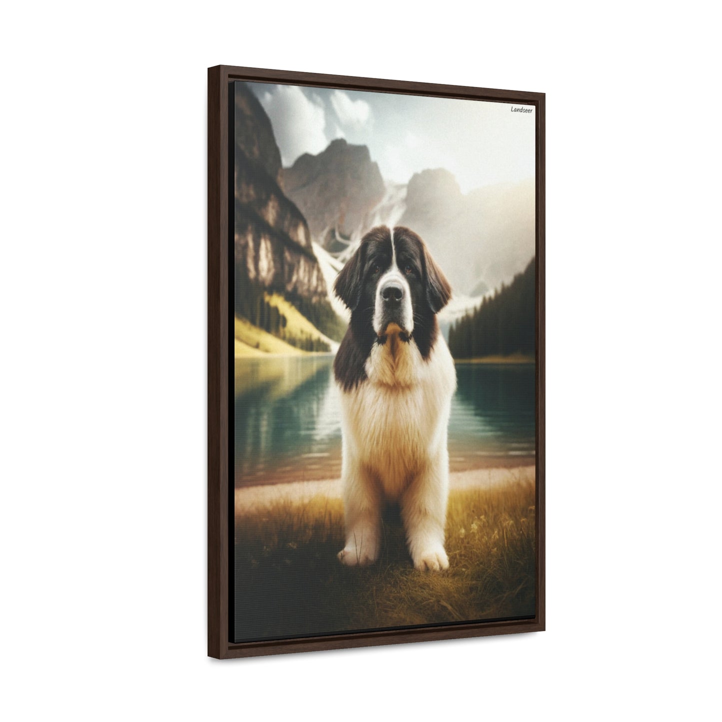 Majestic Landseer: A Digital Canine Masterpiece by Arturo Digavi