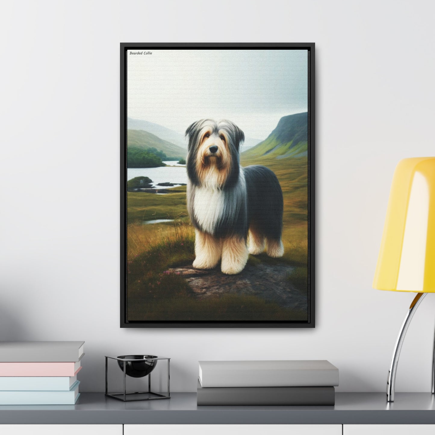 Bearded Collie: A Whimsical Portrait of Charm