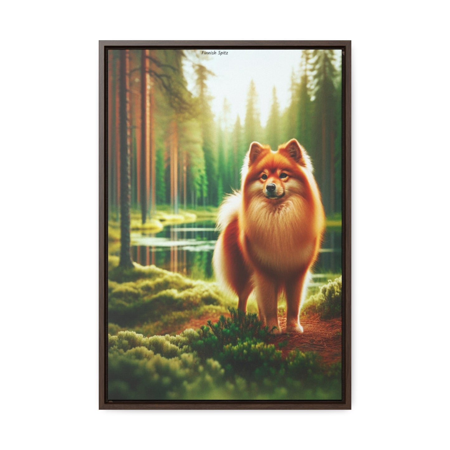 Elegant Finnish Spitz - Digital Art by Arturo Digavi