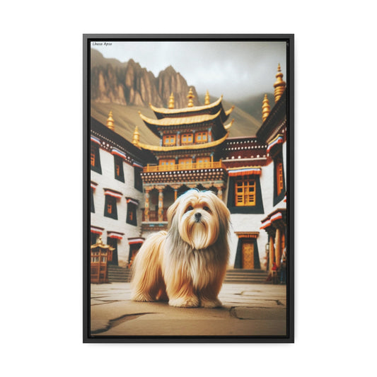 Charming Lhasa Apso: A Digital Portrait by Arturo Digavi