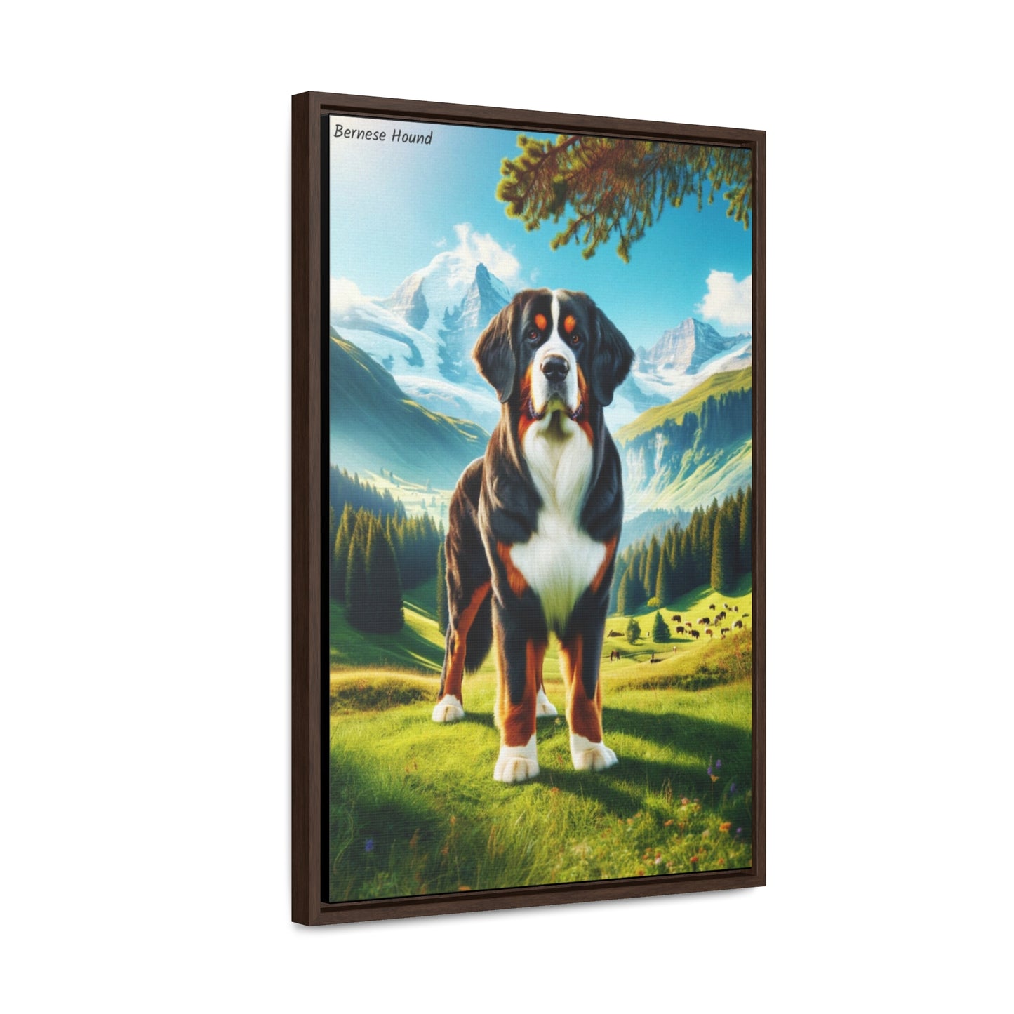 Majestic Bernese Hound: A Stunning Artistic Tribute