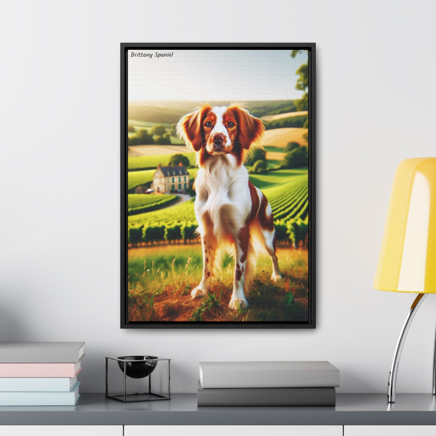 The Spirited Brittany Spaniel: A Captivating Canvas