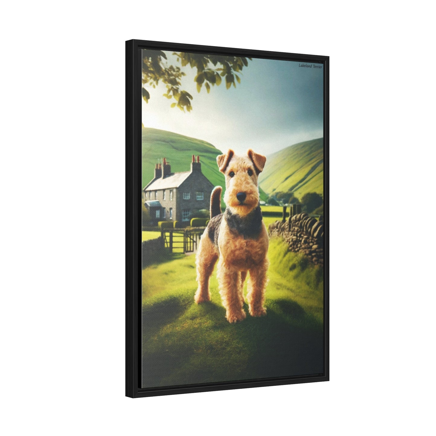 The Charming Lakeland Terrier: A Digital Delight by Arturo Digavi