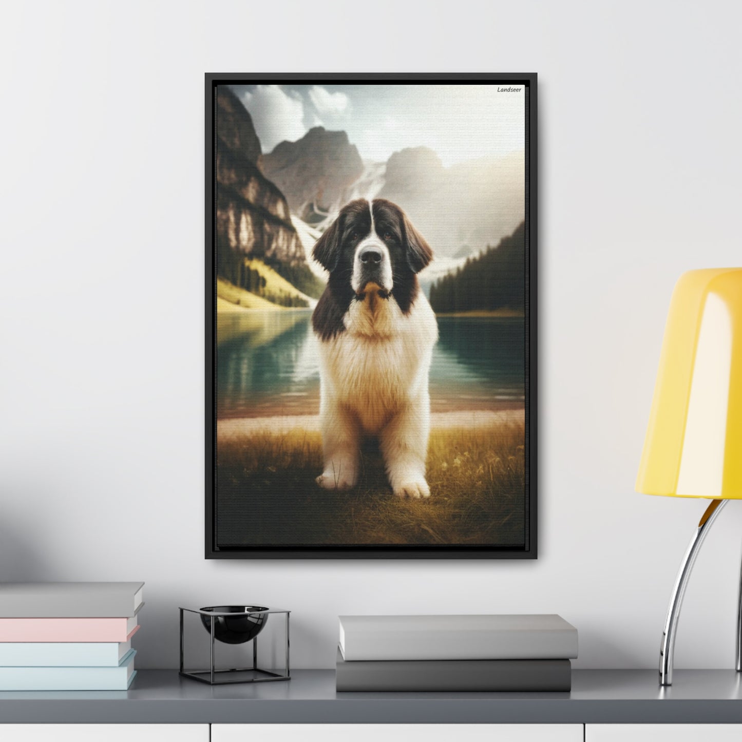 Majestic Landseer: A Digital Canine Masterpiece by Arturo Digavi