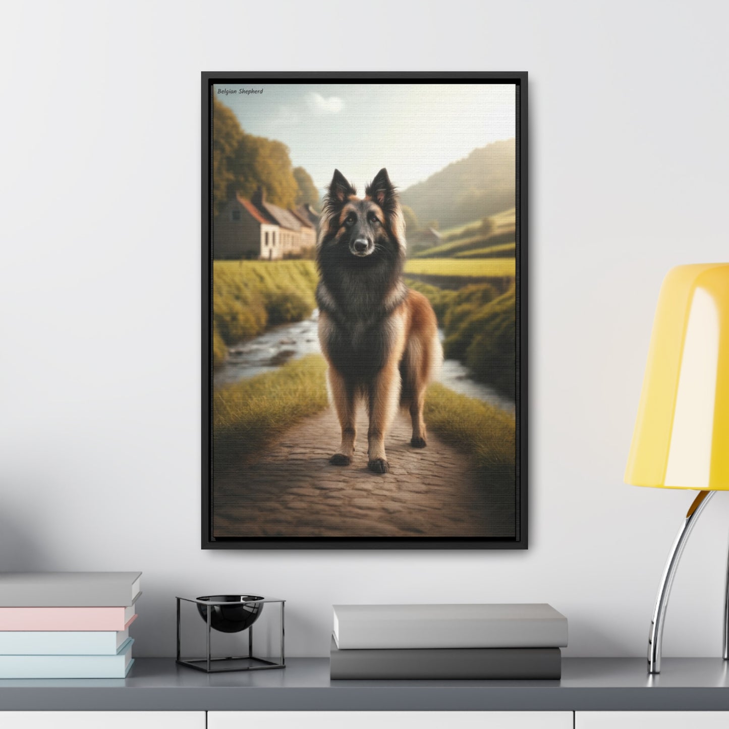 Majestic Belgian Shepherd: A Stunning Canine Portrait