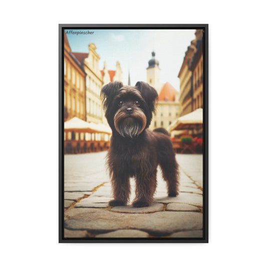 Spirit of Affenpinscher: Bold Charm on Canvas