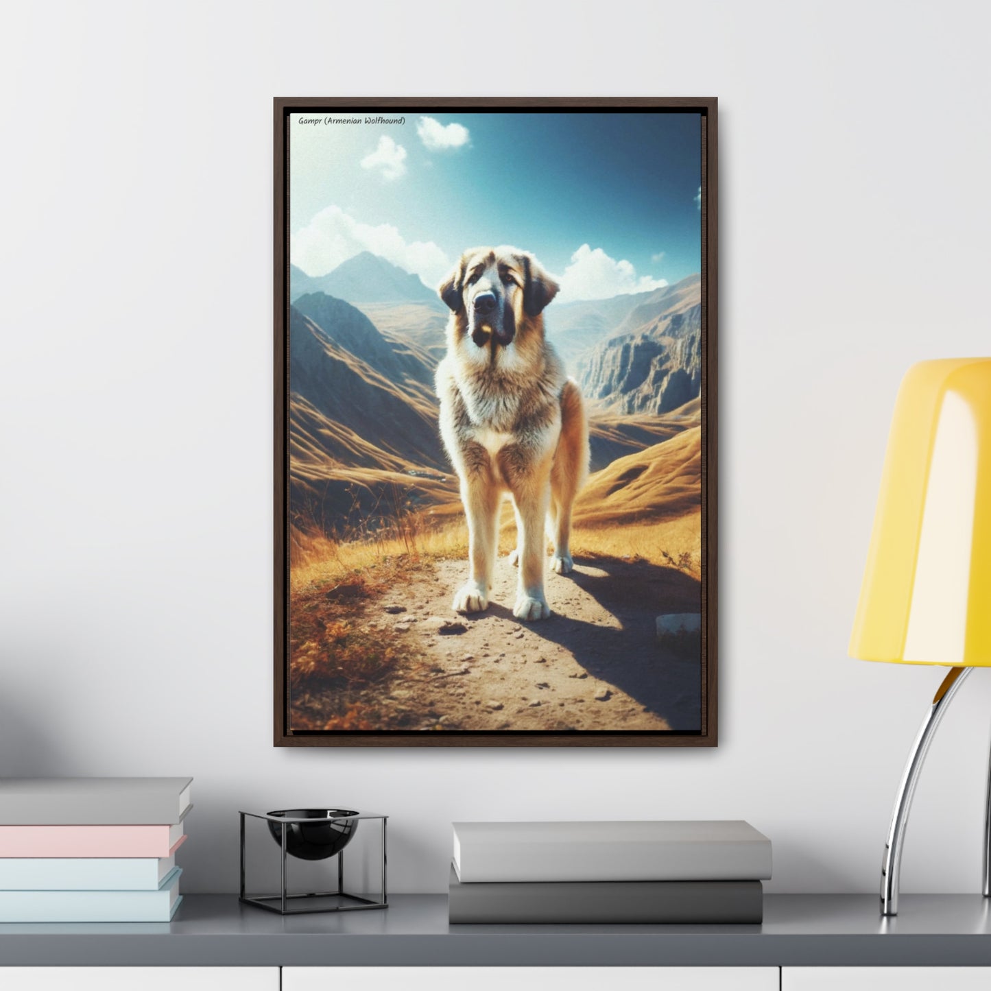 Majestic Gampr (Armenian Wolfhound) - A Captivating Canvas by Arturo Digavi