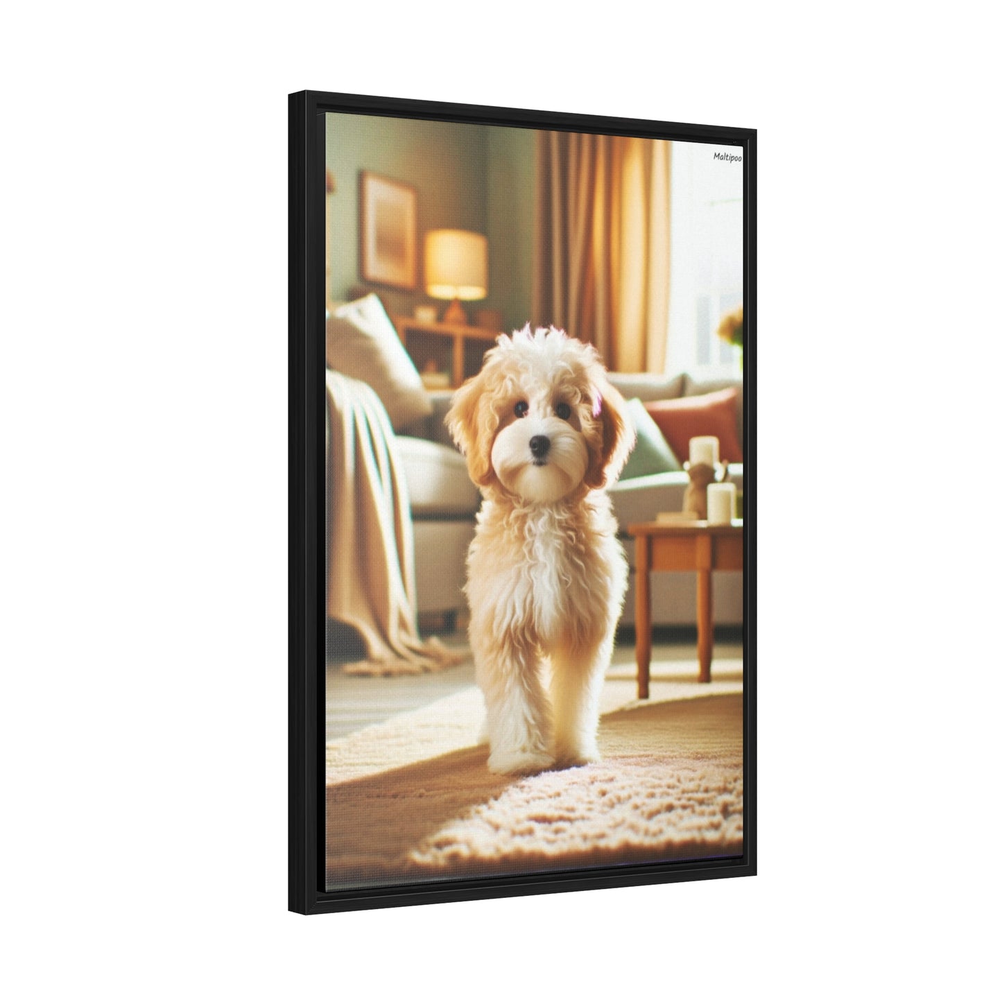 Playful Elegance: Maltipoo Dog Portrait by Arturo Digavi