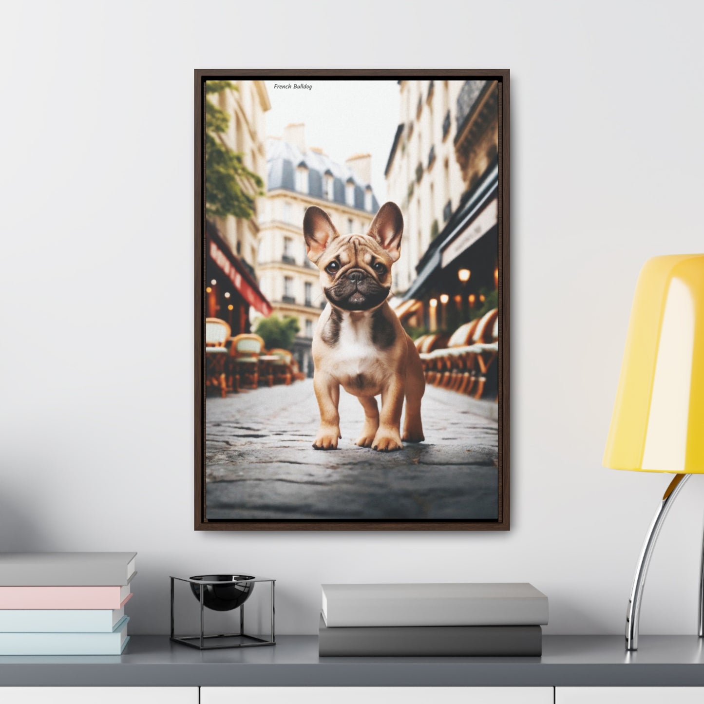 Charming French Bulldog - A Digital Canvas by Arturo Digavi